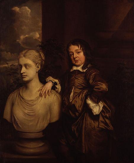 Sir Peter Lely Portrait of Richard Gibson oil painting image